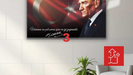 Atatürk Cam Tablo ile Anlam Dolu Bir Hediye Seçeneği