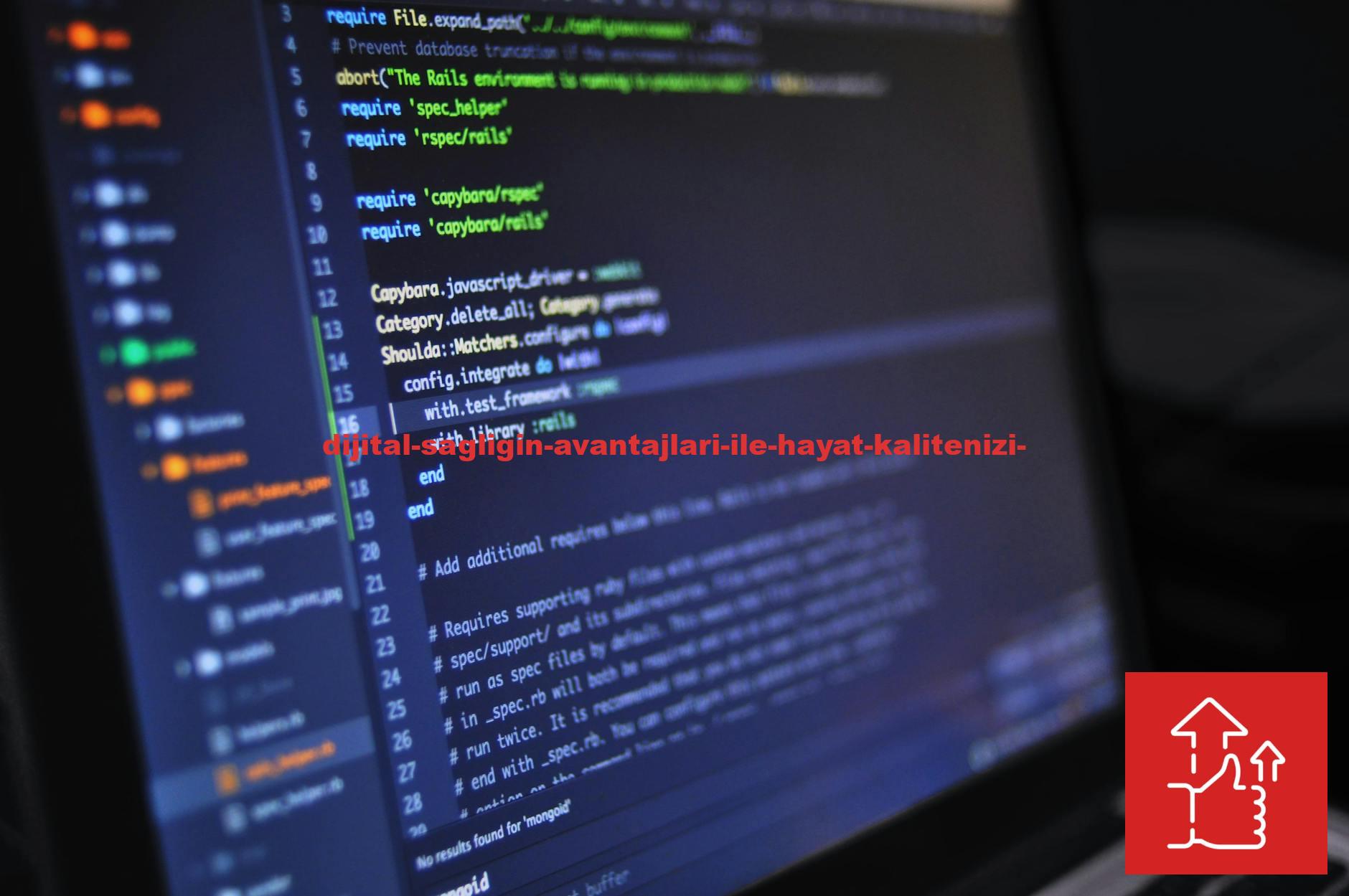Close-up of a computer screen displaying programming code in a dark environment.