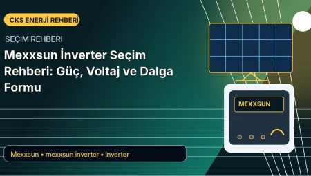 Mexxsun İnverter Seçim Rehberi: Güç, Voltaj ve Dalga Formu
