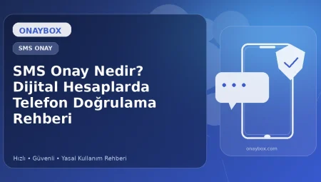 SMS Onay Nedir? Dijital Hesaplarda Telefon Doğrulama Rehberi